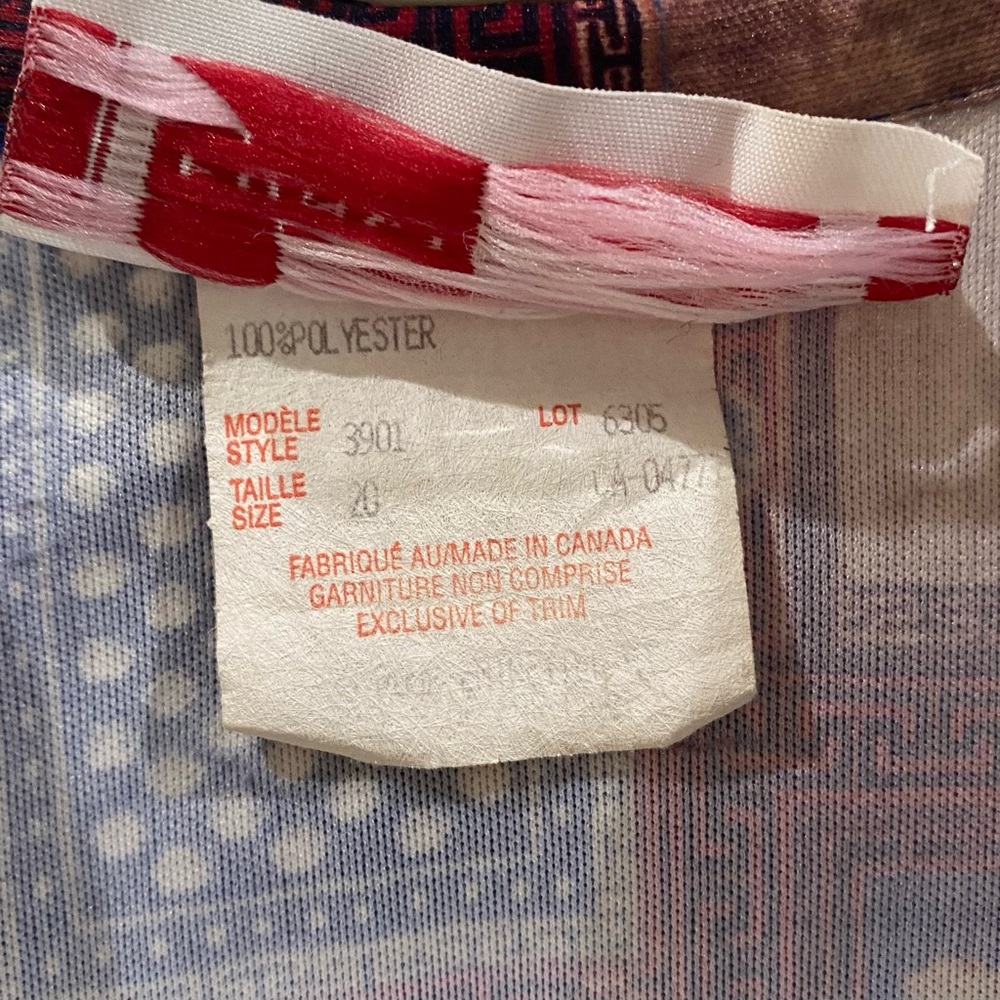 Vintage Functionals patterned blouse - Picture 4 of 5